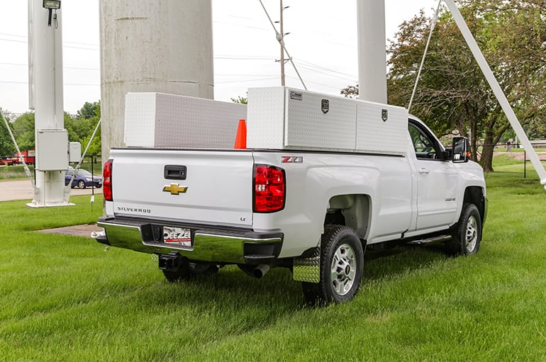 Details about   Buyers Products 1702840 16x13x72" White Steel Topsider Truck Box 